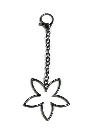 Karantuhafiye Metal Çanta Sallantı Süsü / 18 Cm / Slt3 Antrasit