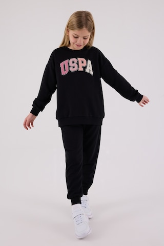 U.s. Polo Assn. Kız Çocuk Siyah Eşofman Takımı Siyah