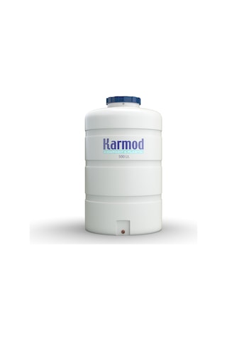 500 Litre Polietilen Dikey Su Deposu - Beyaz Tombul Model