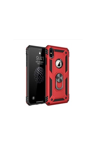 Apple Uyumlu iPhone Xs Max 6.5 Kılıf Zore Vega Kapak Kırmızı