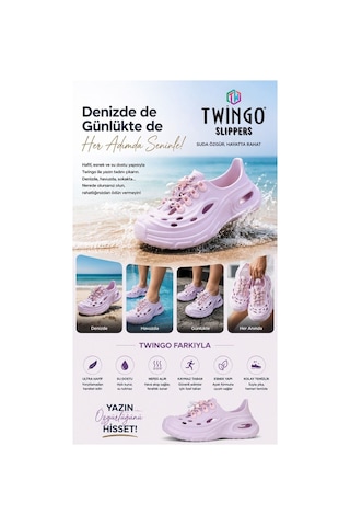 Twingo Eva Hafif Günlük Deniz & Spor Ayakkabısı Unisex Mor