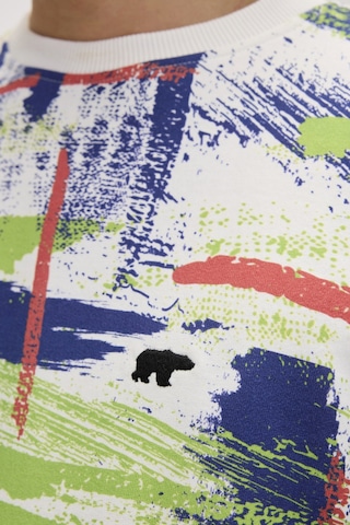 Bad Bear Flame Beyaz Erkek Baskılı Sweatshirt-beyaz Beyaz