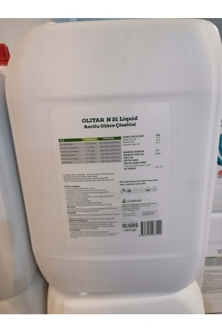 N 21 Lıquıd - 20 Lt % 21 Sıvı Azot Gübresi 1 kg
