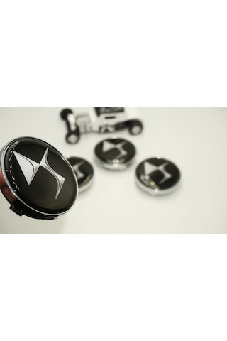 Citroen DS Logo Jant Göbeği Kapak Seti  60mm