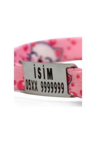 Caramelos Kedi Künyesi, Kedi Isimlik, Sallanmayan Isimlik, Isimli Kedi Tasması, Paslanmaz Çelik, Kedi Tasması Gümü Diğer