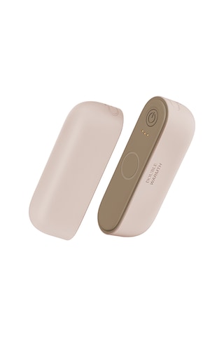 Jf308 2'si 1 Arada Bölünebilir Mini Taşınabilir Kış Elektrikli El Isıtıcı Güç Bankası - Pembe