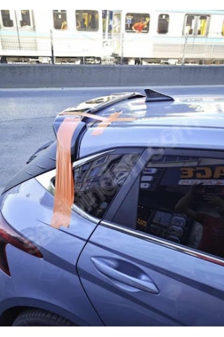 Hyundai İ20 2020-2024 Bagaj Üstü Spoiler Anatomik Model Fiber Parlak Siyah Boyalı