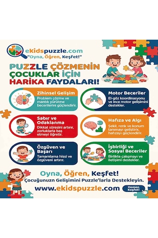 Dinoş Bebek Puzzle