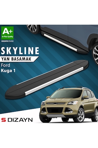 S-dizayn Ford Kuga 1 Skyline Aluminyum Yan Basamak 183 Cm 2008-2012 A+ Kalite