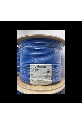 Nexans Nex1611tb5, Mavi, Cat6, 500m, 23awg 0,58mm , Utp, %100 Bakır, Lszh Halogen Free, Makara, Kab