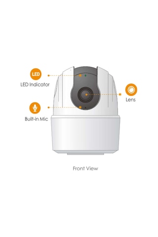 Imou 3 Mp Iç Ortam Kablosuz Pt Kamera Ranger 2c Ipc-k2ecp-3h1w