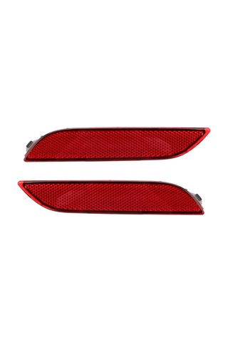 Moveevo Toyota Camry 2018+ Arka Tampon Reflektörü - Kırmızı Lensli, Görünürlüğü Artırır, Oe Numara: 81910-06070, 81920-06060