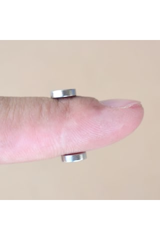 50 Adet Çap 7Mm X Kalınlık 1,5Mm Güçlü Neodyum Mıknatıs Magnet N11.24514