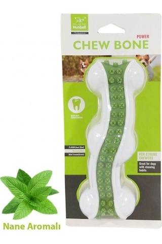 Nunbell 10 CM S Boy Aromalı Dolgulu Kemik Köpek Oyuncağı Çok Renkli