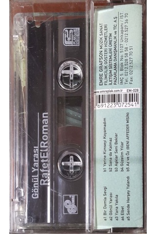 Plak Değildir Kaset Tir Rafet El Roman Gönül Yarası Kaset