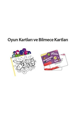 Çekirdek Zeka Bilmecelerle Boyuyorum Zk63