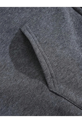 Startmore Tarzsokak Deniz Biyolojisi Balina Katili Baskılı Kapüşonlu Üstler Kadın Temel Gevşek Sweatshirtler Kışl Antrasit