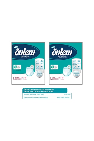 Önlem Large Emici Külot - 10 Adet L