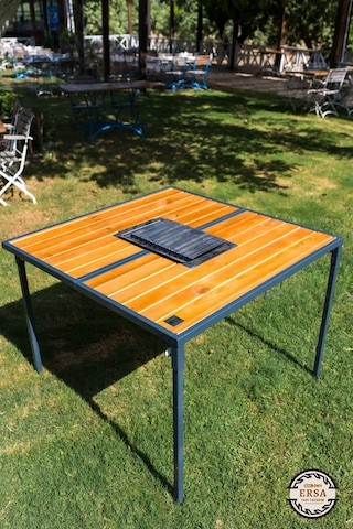 Geniş Kamp-karavan Çanta Modeli Ahşap