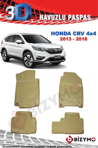 Honda Crv Suv 2013-2018 3D Bej Paspas Takımı Bizymo