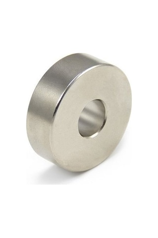 Çap 30X9X10 Mm Neodyum Mıknatıs - Delikli