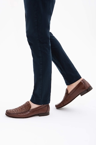 Tamer Tanca Erkek Hakiki Deri Taba Loafer Ayakkabı 537 3089 Erk Ayk Y22 Taba Yln/taba Akd Taba