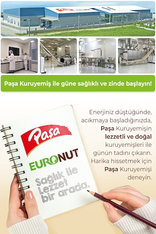Paşa Kuruyemiş Çiğ Kaju & Cranberry Mix 4 x 150 G