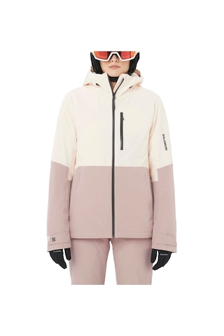 Salomon Salomon Highland Kadın Beyaz Kayak Ceketi 6220 Beyaz