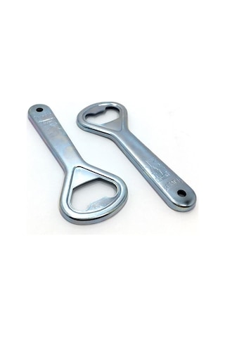 Şişe Açacağı 2 Adet Birden Metal Meşrubat Açacağı Soda Kapak Açac Gümüş
