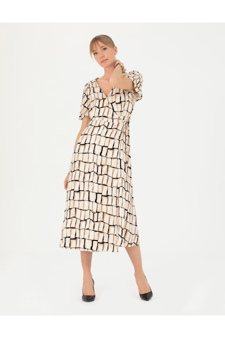 Pierre Cardin Kadın Siyah Elbise Dokuma 50272970-vr046 Siyah