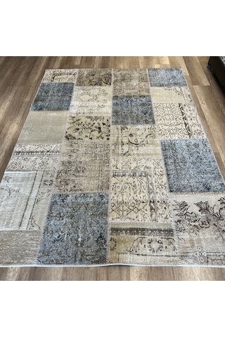 Hoom Rugs Kırkyama 101 Beige Mint El Dokuma Kilim