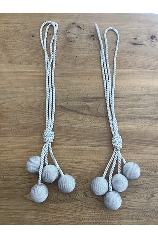 Ege Nin Atölyesinden Broçöl , Yan Bağlama , Perde Süsü , 2 Adet 8 Top
