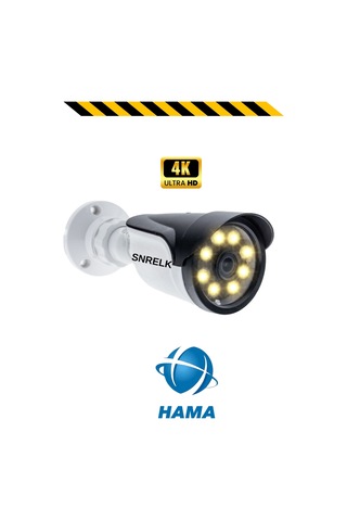 Snrelk Hama 5536 Warm Lıght Gece Renkli 2'li Güvenlik Kamerası