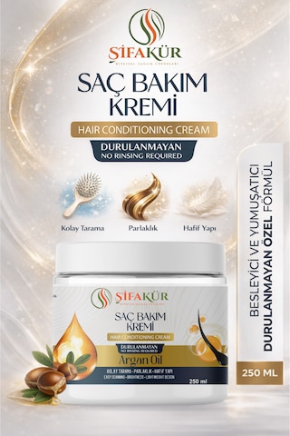 Şifakür Argan Yağlı Saç Bakım Kremi 250 ML