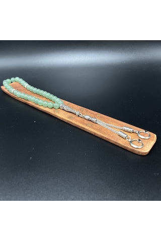 Sertifikalı Aventurin 8mm 33lük Doğal Taş Tesbih