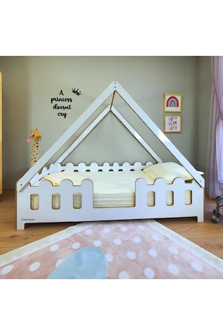 Markaawm Markaawm Montessori Karyola Çocuk Ve Bebek Mdf Yatak Lizbon Akçaağaç