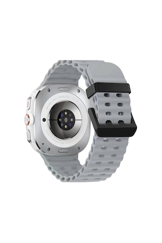 Galaxy Uyumlu Watch Ultra 47mm Zore Krd-118 Tırtıklı Tasarım Silikon Kordon-siyah