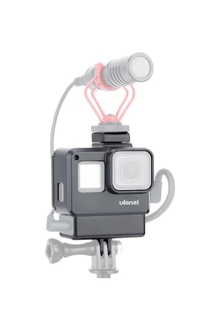 Ulanzi V2 Gopro Hero 5 6 7 Mikrofon Yuvalı Çerçeve Çok Renkli
