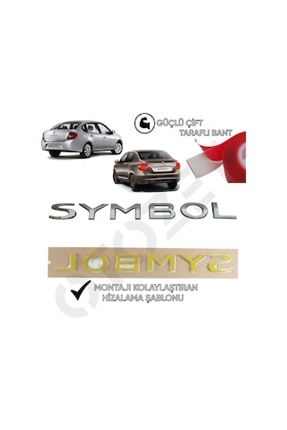 Symbol Arka Bagaj Yazi Clio 2009-2018 500019014