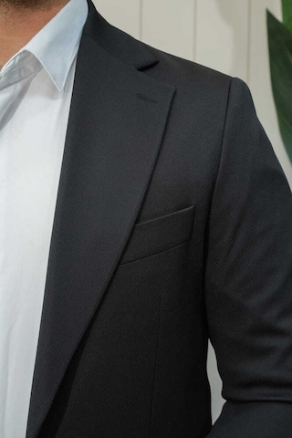 Bys Beystil Sivri Yaka Siyah Ceket 53294 - Slim Fit