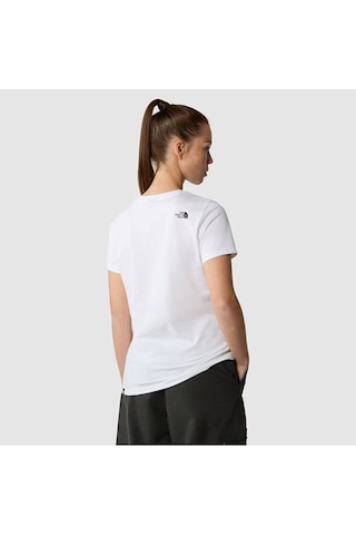 The North Face W Ss Sd Slim Tee Kadın T-shirt Nf0a87nhfn41 Beyaz