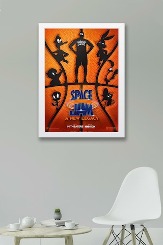 Lebron James Çerçeveli Tablo - Space Jam Film Posteri Tablo