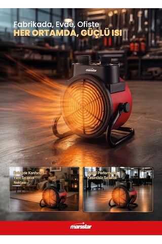 Ms-230 Endüstriyel Fanlı Isıtıcı