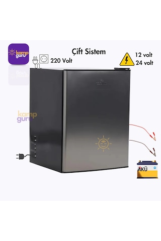 Çift Sistem Cool Life 71 Litre Antrasit Buzdolabı 12/24/220 V