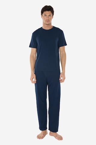Malabadi Erkek Lacivert Bisiklet Yaka Micro Modal Extra Yumuşak Yazlık Pijama Takımı 6030