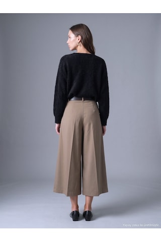 Dilvin 72796 Kemerli Culotte Pantolon-bej