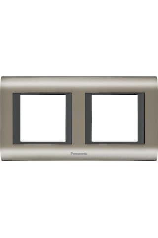 Viko Panasonic Thea 2x2m Sistema Inox+füme Çerçeve - Wvtf18485ıg-tr