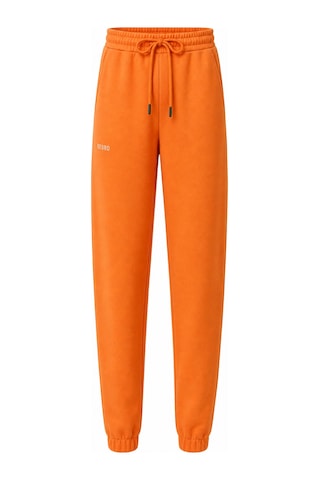 Beord Turuncu %100 Pamuk Cepli Eşofman Altı Sweatpant