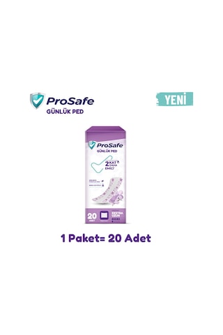 Prosafe Günlük Ped Extra Uzun 20'li
