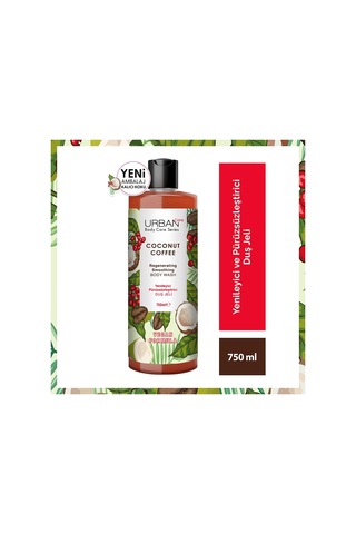 Urban Care Coconut Coffee Yenileyici Ve Pürüzsüzleştirici Duş Jeli, 750 Ml Sku: Smg8690010387882 Diğer